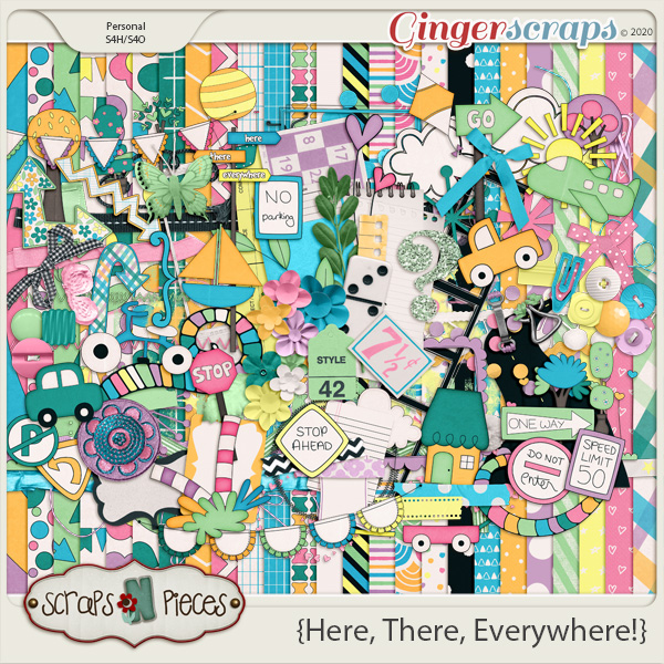 Here, There, Everywhere bundled kit by Scraps N Pieces