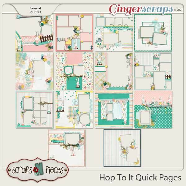 Hop To It Quickpages by Scraps N Pieces
