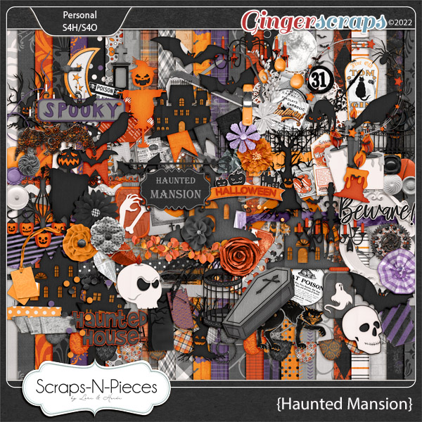 The Haunted Mansion kit by Scraps N Pieces