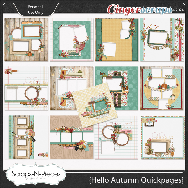 Hello Autumn Quickpages by Scraps N Pieces