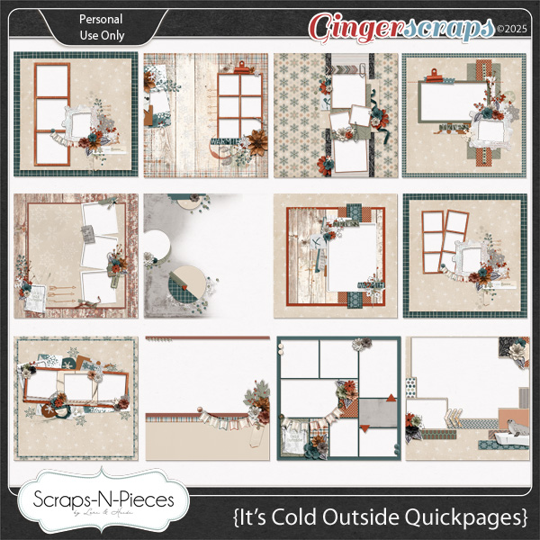 It's Cold Outside Quickpages by Scraps N Pieces