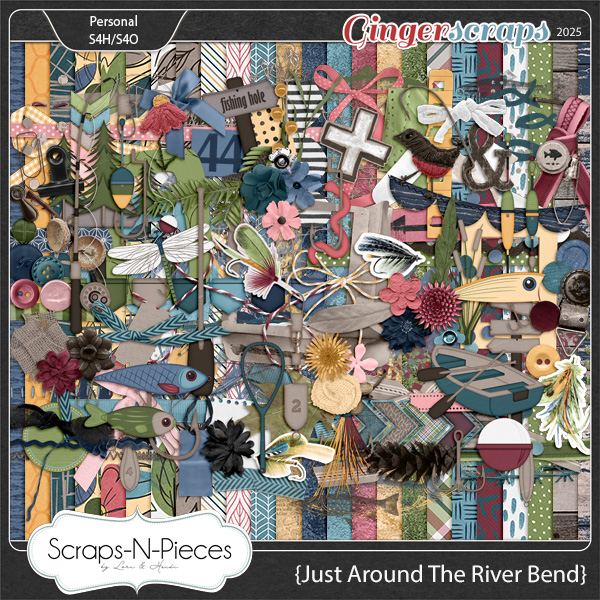 Just Around The Riverbend Kit by Scraps N Pieces