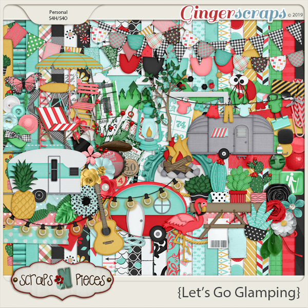 Let's Go Glamping kit by Scraps N Pieces