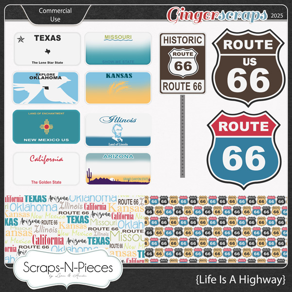 Life Is A Highway CU Templates by Scraps N Pieces 