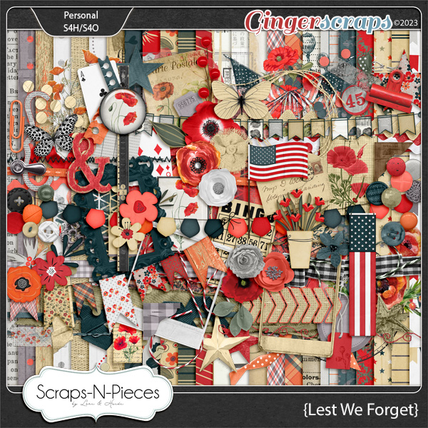 Lest We Forget kit by Scraps N Pieces