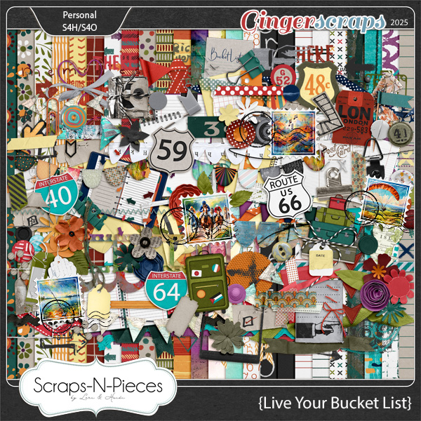 Live Your Bucket List Bundled Kit by Scraps N Pieces