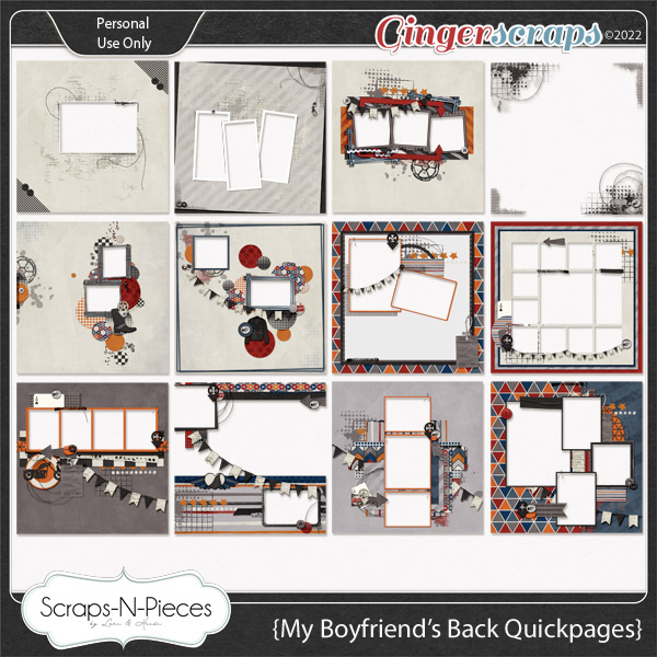 My Boyfriend's Back Quickpages by Scraps N Pieces 