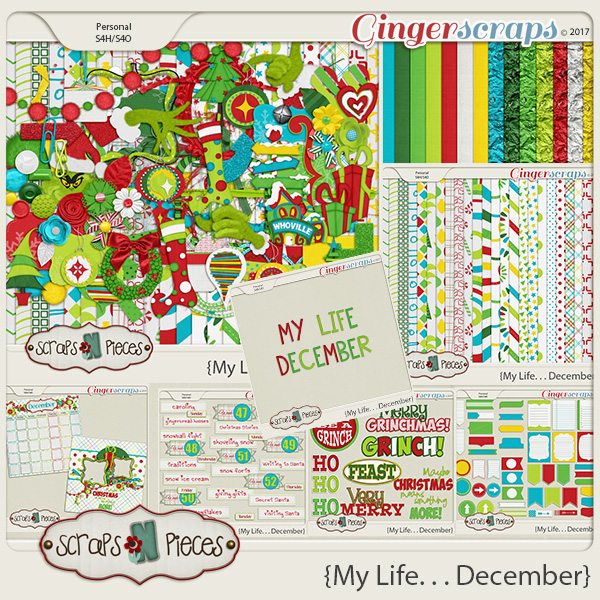 My Life - December Bundle by Scraps N Pieces
