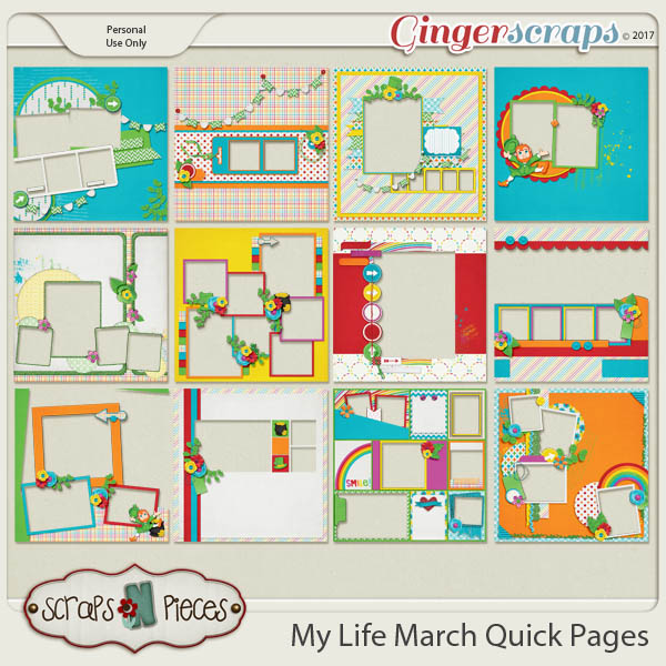 My Life - March Quick Pages