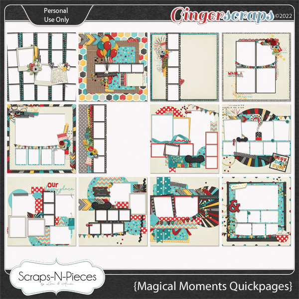 Magical Moments Quickpages by Scraps N Pieces 