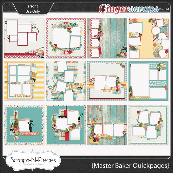 Master Baker Quickpages - Scraps N Pieces