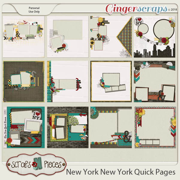 New York, New York Quick Pages by Scraps N Pieces