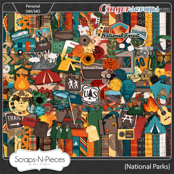 National Parks Bundled Kit by Scraps N Pieces