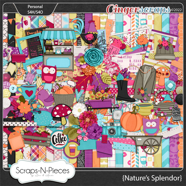 Nature's Splendor Bundled Kit by Scraps N Pieces