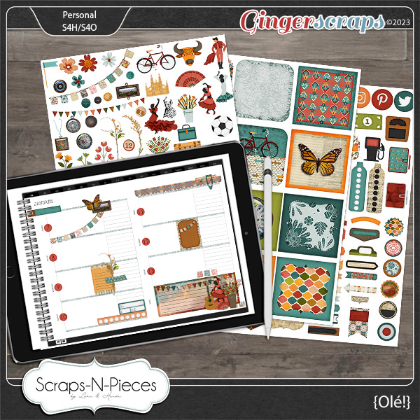 Ole Planner Pieces by Scraps N Pieces 