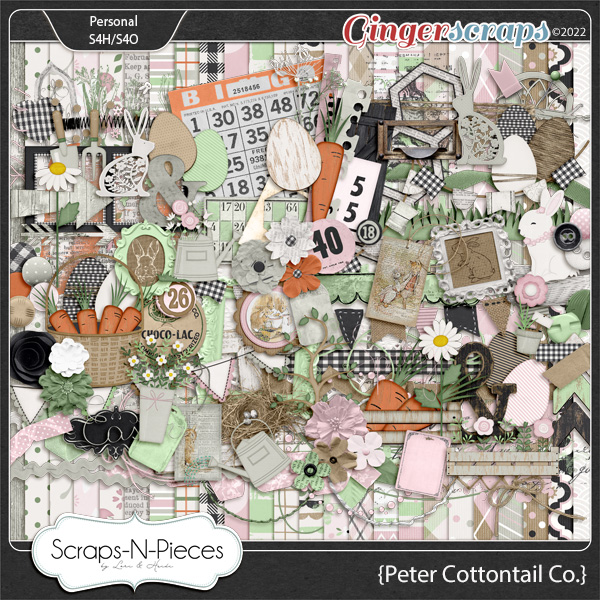 Peter Cottontail Co. Kit by Scraps N Pieces