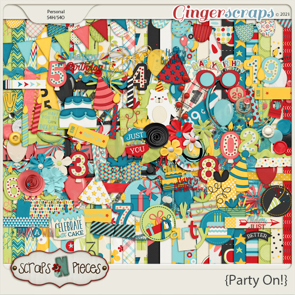 Party On Kit by Scraps N Pieces