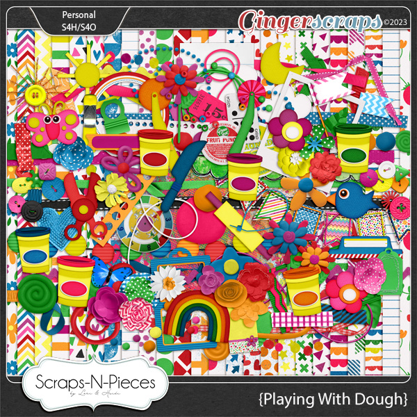 Playing With Dough Kit by Scraps N Pieces