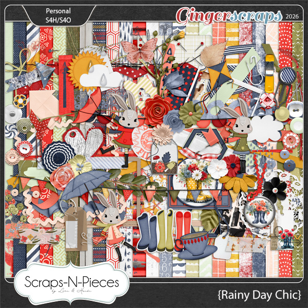 Rainy Day Chic Kit by Scraps N Pieces