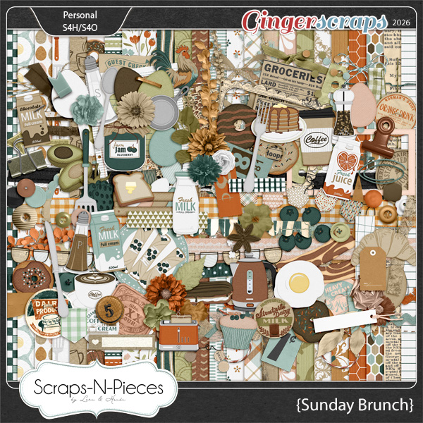 Sunday Brunch Kit by Scraps N Pieces