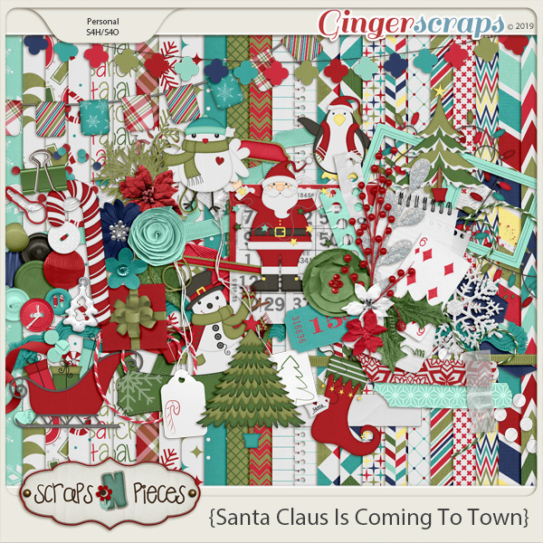Santa Claus is Coming to Town kit by Scraps N Pieces