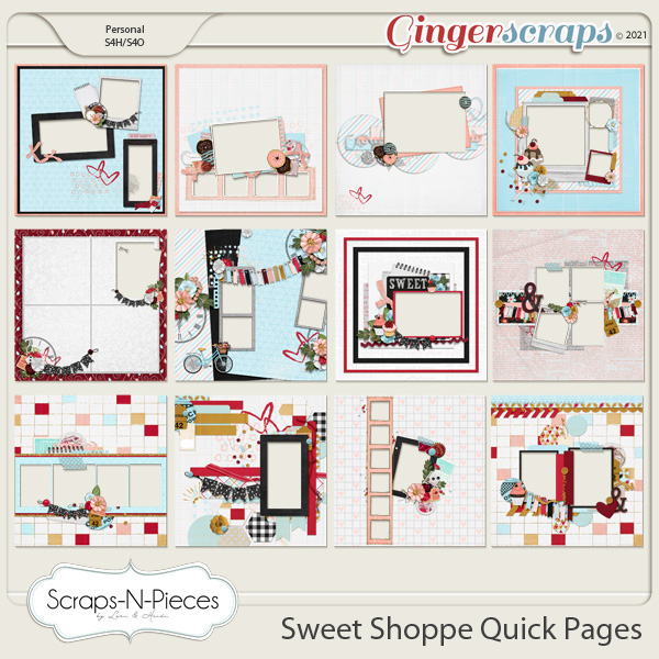 Sweet Shoppe Quick Pages by Scraps N Pieces 