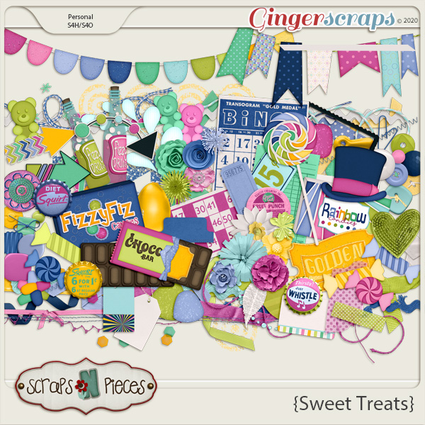 Sweet Treats Embellishments - Scraps N Pieces