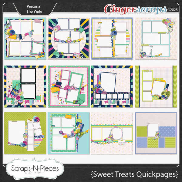 Sweet Treats Quick Pages by Scraps N Pieces