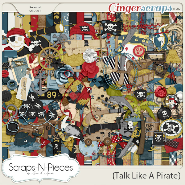 Talk Like A Pirate Kit by Scraps N Pieces