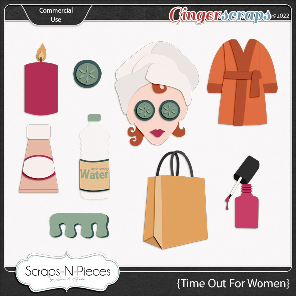 Time Out For Women CU Templates by Scraps N Pieces