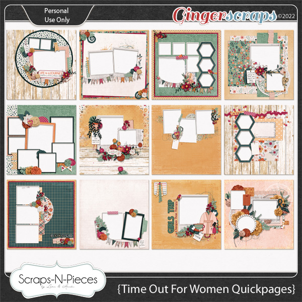 Time Out For Women Quickpages by Scraps N Pieces