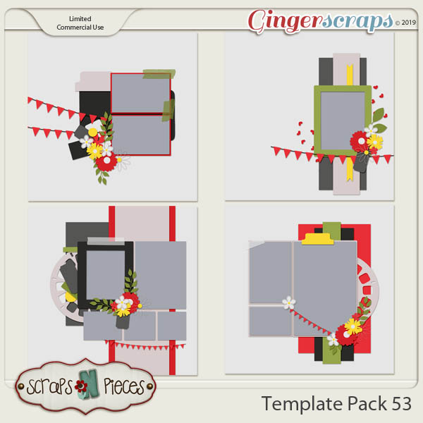 Template Pack 53 by Scraps N Pieces
