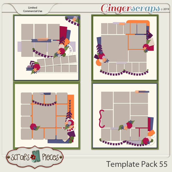 Template Pack 55 by Scraps N Pieces