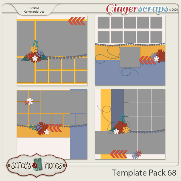 Template Pack 68 by Scraps N Pieces 