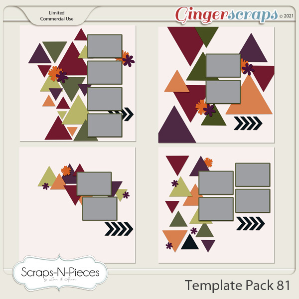 Template Pack 81 by Scraps N Pieces 