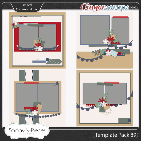 Template Pack 89 by Scraps N Pieces 