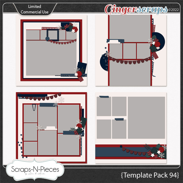 Template Pack 94 by Scraps N Pieces
