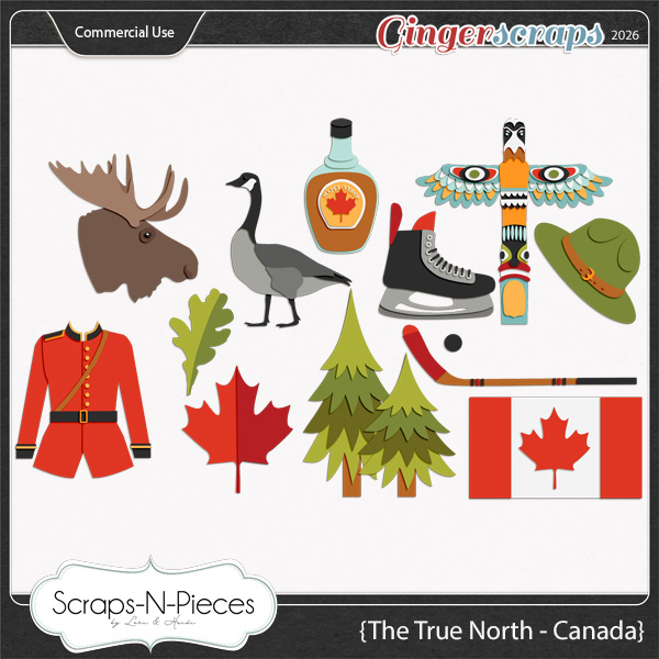 The True North-Canada Commercial Use Templates by Scraps N Pieces