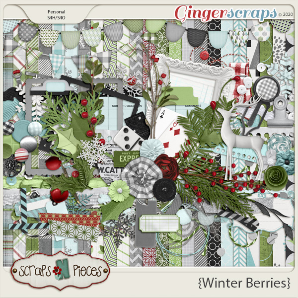 Winter Berries kit by Scraps N Pieces