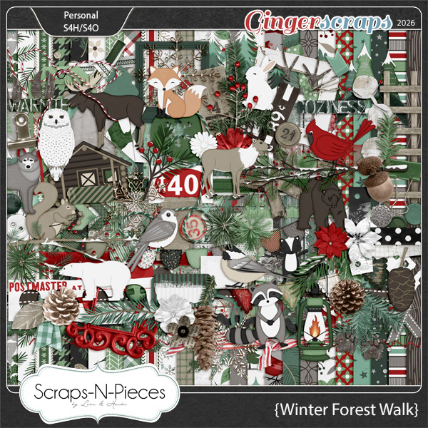 Winter Forest Walk kit by Scraps N Pieces