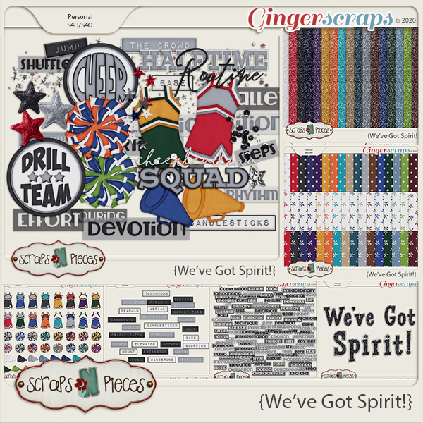 We've Got Spirit Theme Kit by Scraps N Pieces