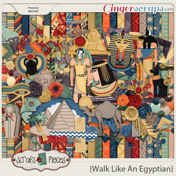 Walk Like An Egyptian by Scraps N Pieces