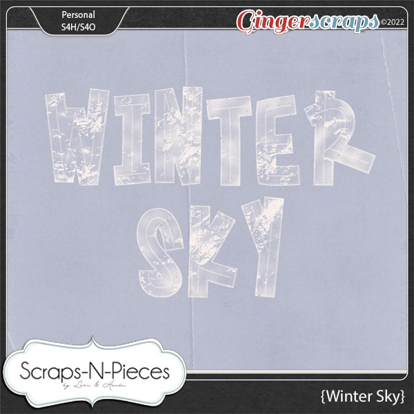 Winter Sky Alpha by Scraps N Pieces 