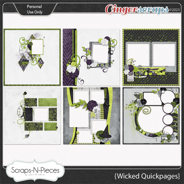 Wicked Quickpages by Scraps N Pieces 