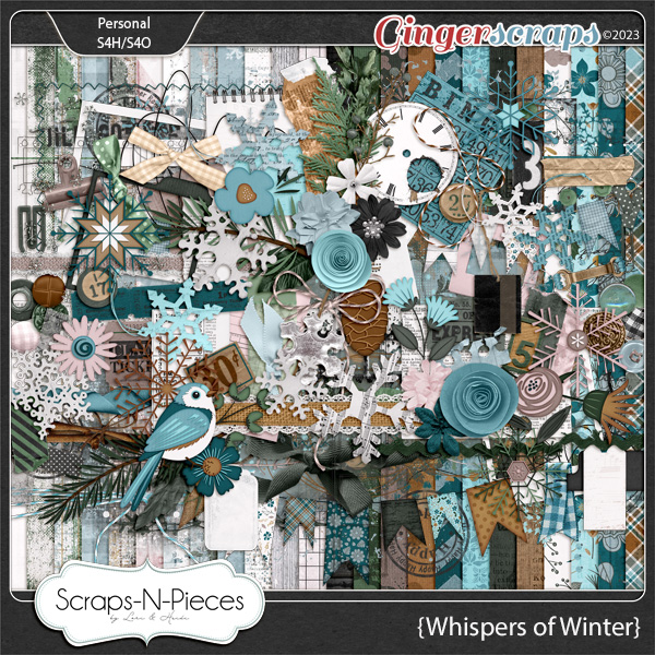 Whispers of Winter Kit by Scraps N Pieces