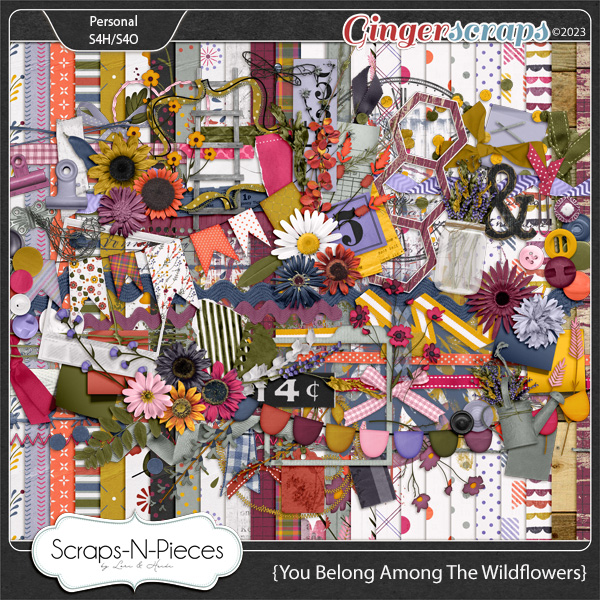 You Belong Among The Wildflowers Kit by Scraps N Pieces