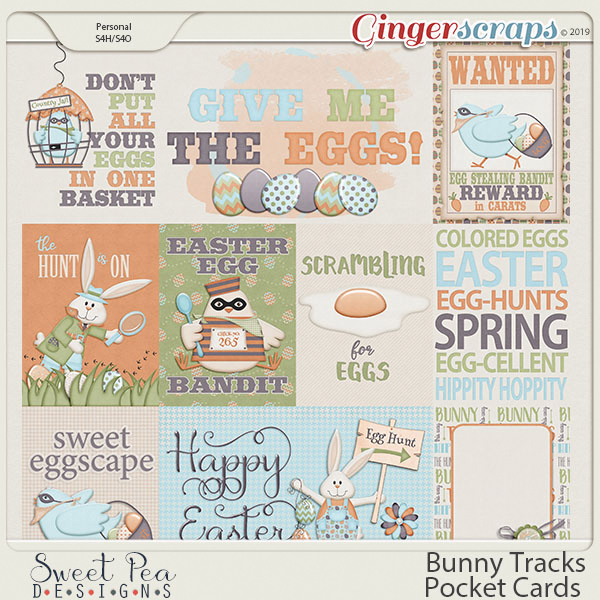 Bunny Tracks Pocket Cards