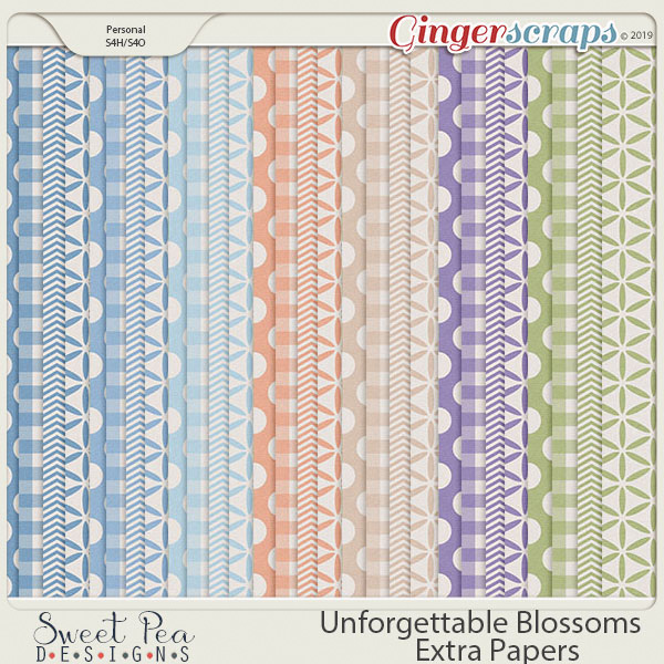 Unforgettable Blossoms Extra Papers