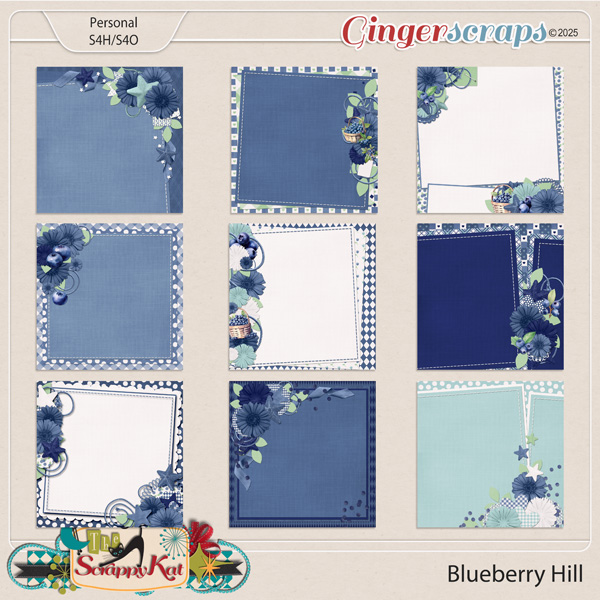 Blueberry Hill Stacked Papers by The Scrappy Kat