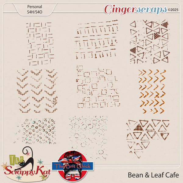 Bean & Leaf Cafe Stamps By The Brit Chick